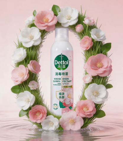 Dettol Fragrance Disinfectant Spray | 滴露香氛消毒喷雾(380ml)